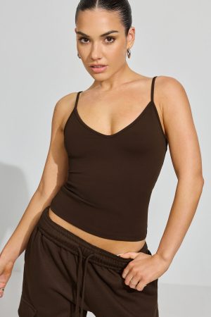 Sleek V-Neck Cami Top