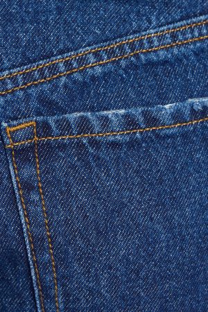 Denim Relaxed A-Line Shorts