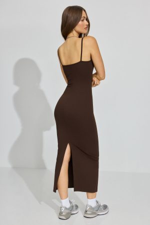 Sleek Scoop Cami Maxi Dress