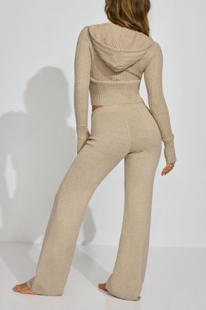 Straight Leg Sweater Pants