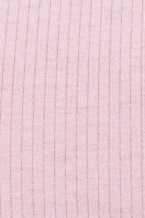 Sheer Ribbed Wrap Long Sleeve Top