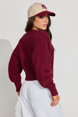 Renee Spongy Cropped Cardigan