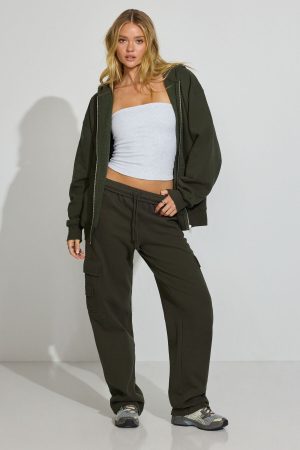 SoftTerry Oversized Zip-Up Hoodie