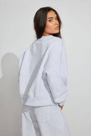 SoftTerry Bubble Crewneck Sweatshirt