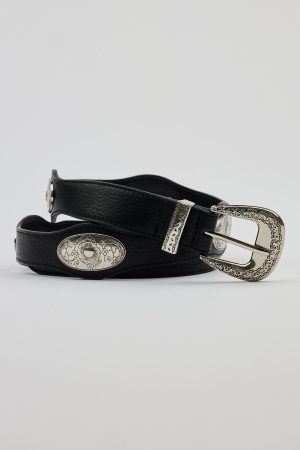 Western Concho Strap Belt