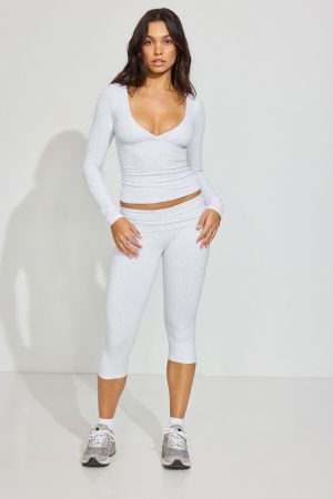 Crossover Long Sleeve Top