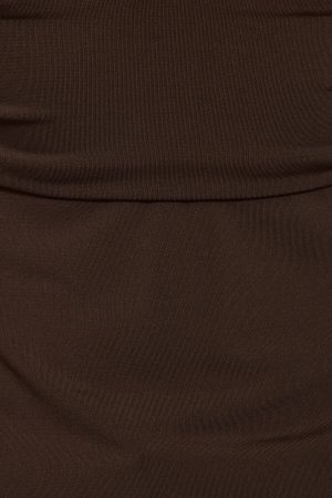 Plunge Halter Hankerchief Top