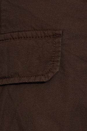 Low Rise Baggy Poplin Cargo Pants