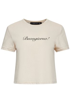 BUONGIORNO BABY TEE – OATMEAL