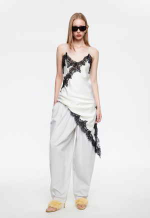 EMERGING MIDI DRESS – PORCELAIN